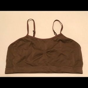 No Boundaries Brown Sports Bra